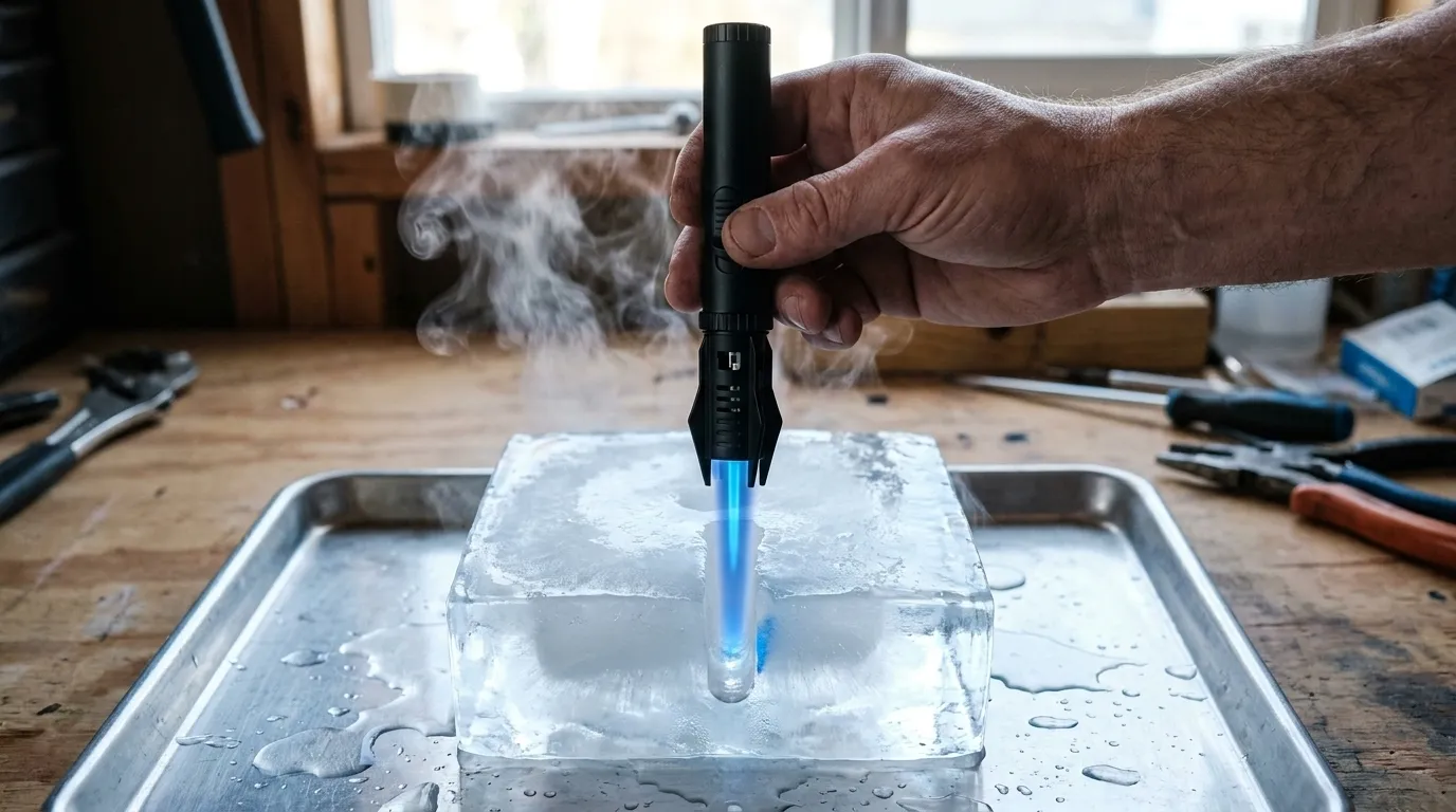 PyroX arc melting ice